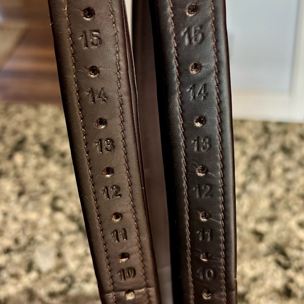 Amerigo Calfskin Stirrup Leathers 54” - Picture 3 of 3